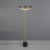 Image de Trio Lighting lampe sur pied LED Keaton, noir/doré, hauteur 138 cm, CCT