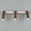 Image de Trio Lighting Spot pour plafond LED Ambala. Longueur 44 cm, gris/marron, à 3 lampes.