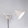 Image de Trio Lighting Applique murale Cosima, gris clair, saillie 54 cm, métal