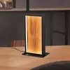 Image de Trio Lighting lampe à poser LED Kalea, hauteur 30 cm, couleur bois, bois