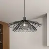 Image de Reality Leuchten Suspension Margarita, Ø 50 cm, noir, E27, métal