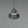 Image de Trio Lighting Suspension LED Romeo, Ø 14 cm, noir, métal, CCT