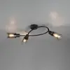 Image de Reality Leuchten Spot Mars, longueur 45 cm, noir mat, à 3 lampes, métal E14
