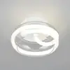 Image de Trio Lighting Applique murale LED Tarsia, blanc mat, Ø 21,5 cm, verre