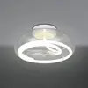 Image de Trio Lighting Plafonnier LED Tarsia, blanc mat, Ø 40 cm Verre