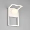 Image de Trio Lighting Applique murale LED Arola, blanc mat, largeur 17 cm, métal