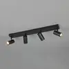 Image de Reality Leuchten Spot Taryn, noir mat, longueur 62 cm, à 4 lampes, mini-GU10