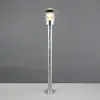Image de Trio Lighting Bornes lumineuses Ruvuuma, couleur zinc, hauteur 100 cm, métal, IP44