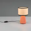 Image de Reality Leuchten Lampe de table Formentera, terre cuite/beige, 27 cm Céramique/papier