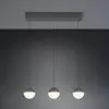 Image de Reality Leuchten Suspension LED Senta, anthracite, longueur 62 cm, 3 000 K, à 3 lampes.