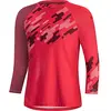 Image de GORE WEAR C5 Trail Femme Maillot de cyclisme longueur 3/4, 40, Rose/Bordeaux