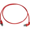 Image de Telegärtner L00003A0123 RJ45 Câble réseau, câble Patch Cat 6a S/FTP 5.00 m Rouge Ignifuge, sans halogène 1 pc(s)