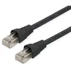 Image de Telegärtner Câble de raccordement réseau Informatique RJ45 L00000A0235 Cat 6a S/FTP Noir 25.00 cm