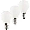 Image de Müller-Licht Ampoule goutte LED E14 3W 2700K lot de 3 470lm mat