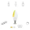 Image de Müller Licht tint white amp. flamme LED E14 5,8 W