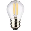 Image de Müller-Licht Ampoule LED à filament - En forme de goutte - 4,5 W = 40 W - Culot E27 - Boule transparente - Blanc chaud - 2700 K