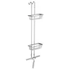 Image de emco system2 plateau de table, 2 paniers profonds, raclette de douche, chrome, 356600106