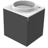 Image de EMCO Noir Evo Lavabo en Fonte minérale 450 mm, 45,5 x 40 cm