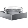 Image de Emco Liaison 183000101 Porte-Savon Rond en Verre chromé 90 x 90 mm