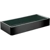 Image de Emco Loft Panier à éponge à visser, étagère de douche en aluminium de qualité supérieure avec insert en plastique amovible, panier de douche pour accessoires de salle de bain, noir mat