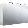 Image de Emco Mee Armoire de Salle de Bain avec Miroir Lumineux et Prise de Courant Blanc Neutre 120 cm de Large