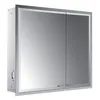 Image de Emco asis Prestige 2 Armoire de Toilette Lumineuse, modèle encastré, 815mm, Porte Large à Gauche, Exécution: sans système d'éclairage