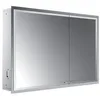 Image de Emco asis Prestige 2 Armoire de Toilette Lumineuse, modèle encastré, 1015mm, Porte Large à Gauche, Exécution: sans système d'éclairage