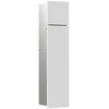 Image de Emco Asis Pure Module d'armoire encastré pour Ensemble de brosses de Toilettes, Armoire de Salle de Bain avec Porte-Papier Toilette et Compartiment, Armoire Haute avec Fonction Push to Open, butée à