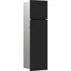 Image de Emco ASIS Pure Module d'armoire encastré pour Ensemble de brosses de Toilette, Armoire de Salle de Bain avec Porte-Papier Toilette, Armoire Haute avec Fonction « Push to Open », butée à Droite, Noir
