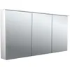 Image de Emco Puree 2 Armoire à Glace éclairée LED Design avec Voile de lumière, 3 Portes, 1400x711x153mm, 979705406