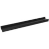 Image de Emco aura 854513403 Rail de douche avec deux gouttières Noir mat 800 mm