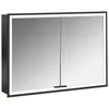 Image de Emco Prime Armoire de Toilette Lumineuse, 1000 mm, 2 Portes, modèle encastré, 949713593, Couleur: Aluminium