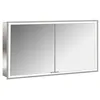 Image de Emco Prime Armoire de Toilette Lumineuse, 1300 mm, 2 Portes, modèle encastré, 949706395, Couleur: Aluminium