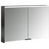 Image de Emco Prime 2 Armoire à Glace éclairée, 1000 mm, 2 Portes, avec parois latérales réfléchissantes, modèle Apparent, 949713545, Couleur: Aluminium
