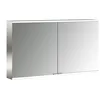 Image de Emco Prime 2 Armoire à Glace éclairée, 1200 mm, 2 Portes, avec parois latérales réfléchissantes, modèle Apparent, 949706246, Couleur: Aluminium
