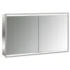 Image de Emco Prime 2 Armoire de Toilette Lumineuse, 1200 mm, 2 Portes, modèle encastré, 949706256, Couleur: Aluminium
