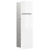 Image de emco asis pure module WC, montage encastré, charnière de porte à gauche, façade en verre en deux parties, 600x170mm, 975527402, Couleur: Aluminium/Optiwhite