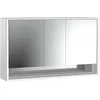 Image de Emco loft Armoire de Toilette Lumineuse avec Compartiment inférieur, 1400mm, 3 Portes, modèle Apparent, 979806224, Couleur: Aluminium