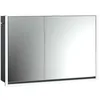 Image de Emco loft Armoire de Toilette Lumineuse, 1000mm, 2 Portes, modèle Apparent, Noir/Miroir, 979813314, Exécution: Porte Large à Droite