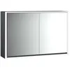 Image de Emco loft Armoire de Toilette Lumineuse, 1200 mm, 2 Portes, modèle Apparent, 979813318, Couleur: Noir