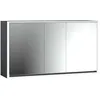 Image de Emco loft Armoire de Toilette Lumineuse, 1600mm, 3 Portes, modèle Apparent, 979813322, Couleur: Noir