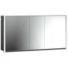 Image de Emco loft Armoire de Toilette Lumineuse, 1600mm, 3 Portes, modèle encastré, 979813323, Couleur: Noir
