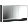 Image de Emco loft Armoire de Toilette Lumineuse avec Compartiment inférieur, 1600mm, 3 Portes, modèle Apparent, 979813522, Couleur: Aluminium