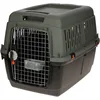 Image de Kerbl Cage de Transport IATA 6, 92 x 64 x 67,5 cm, Anthracite/Gris-Vert, pour Animaux 25-50 kg