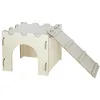 Image de Kerbl Pet Château pour Rongeur avec Rampe, 53x28x25cm