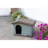 Image de KERBL - Maison extérieure pour chats - 60 x 51 x 41 cm - Gris et marron - Plastique