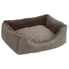 Image de KERBL Panier corbeille Samuel - 50 x 40 x 15 cm - Argent et gris - Pour chien