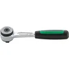 Image de Stahlwille 11231011 Reversible Ratchet No. 411, Fine Tooth, 60 teeth, 1/4 inch Drive, with 2-Component Handle, Chrome Plated Finish, Length 118mm, Made in Germany