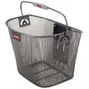Image de KLICKfix Sacoche de Vélo Uni Basket, Feinma. Panier de Guidon Anthracite, 25 x 36 x 26 cm, anthrazit