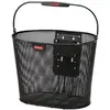 Image de KLICKFIX Panier Oval Plus EF 2015 Panier pour Guidon, Noir, 25 x 36 x 27 cm